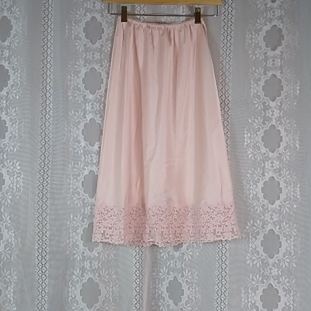 Vintage 50s 60s Skirt Half Slip S M